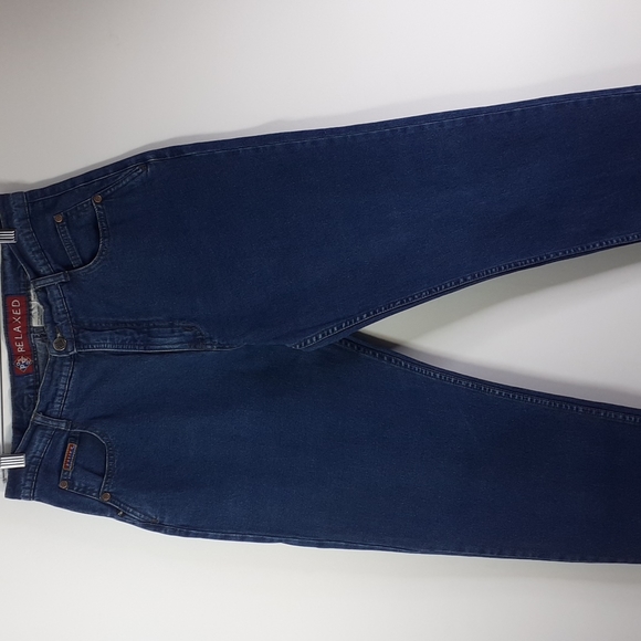 Posted Relaxed Mom Jeans  Tapered Leg 2 Pockets Size 11 Waist 31 - Picture 2 of 16